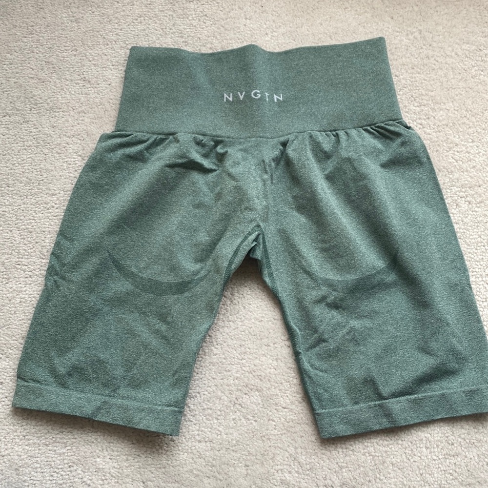 NVGTN Biker Shorts (Forest Green-M)